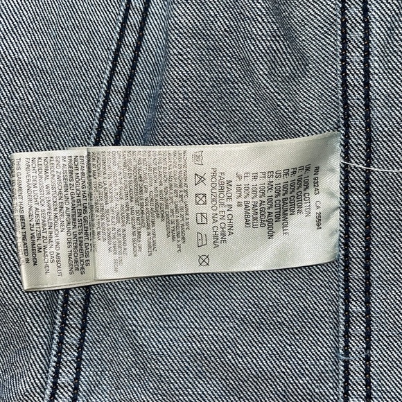 Diésel blue denim Jean jacket size S NWOT - Picture 6 of 9
